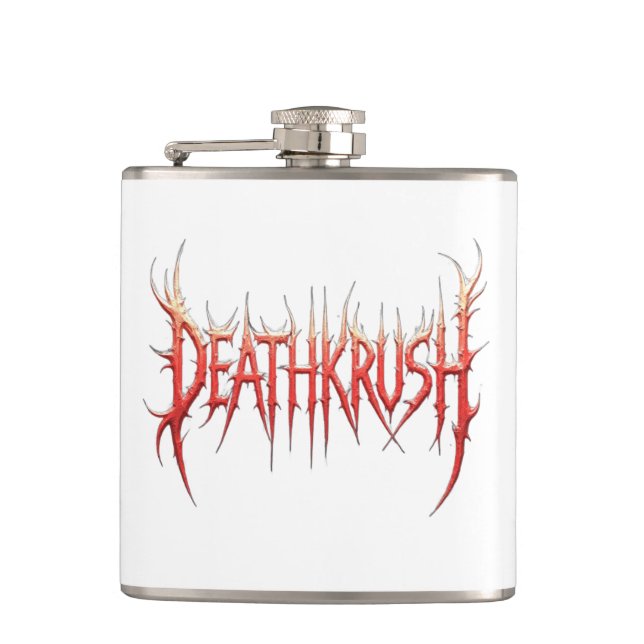 Deathkrush - Hip flask Fickplunta (Framsidan)