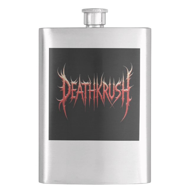 Deathkrush - Hip-flask large Fickplunta (Framsidan)