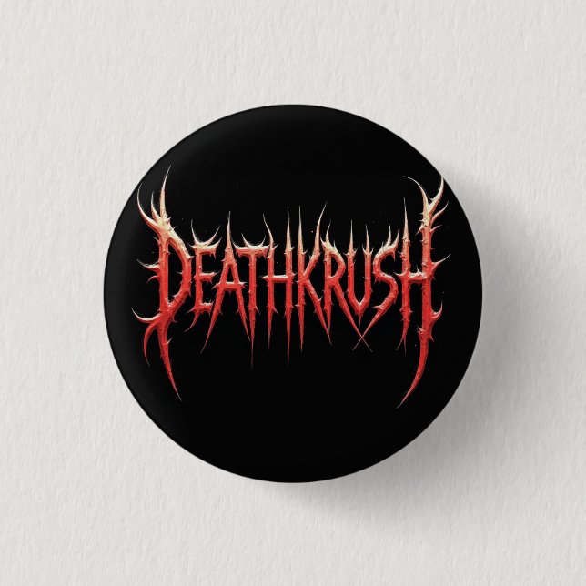 Deathkrush - Pin button Knapp (Framsida)
