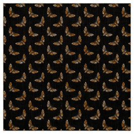 Death's Head Moth Pattern Tyg
