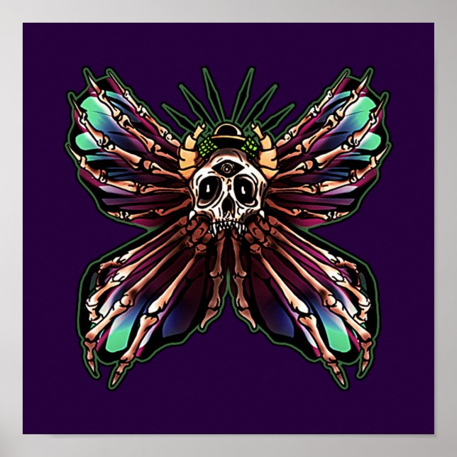 Death's Head Moth Poster (Framsidan)