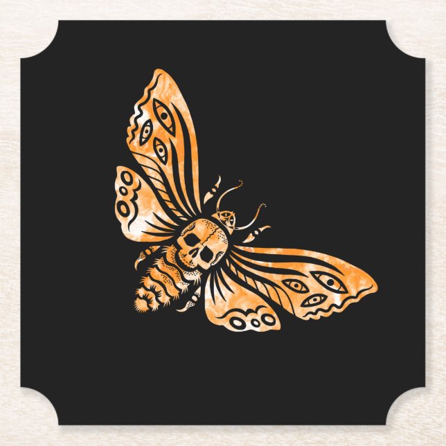 Death's Head Moth  Underlägg Papper (Framsida)