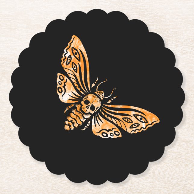 Death's Head Moth  Underlägg Papper (Framsida)