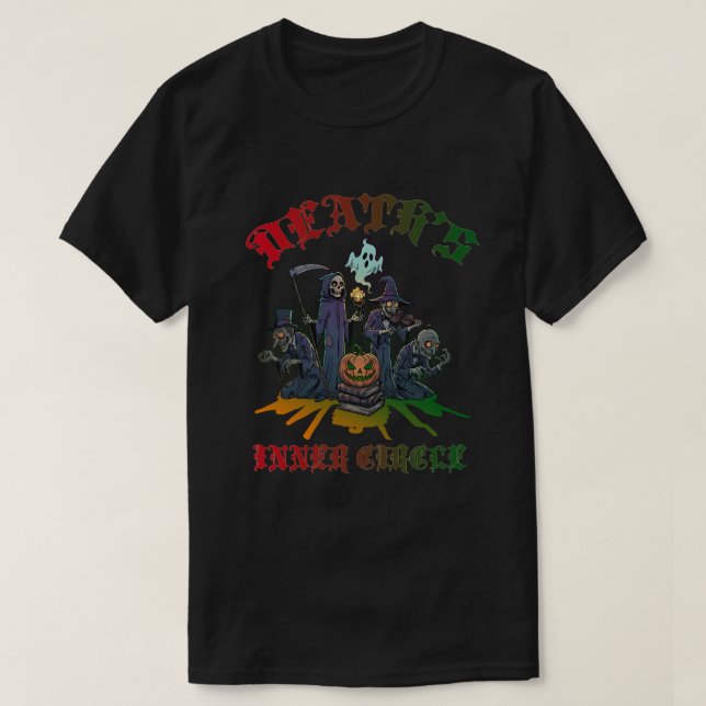 Death's inner circle t shirt (Design framsida)