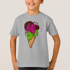 Deaths Sweet Berry Skull Ice Cream T Shirt