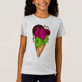 Deaths Sweet Berry Skull Ice Cream T Shirt