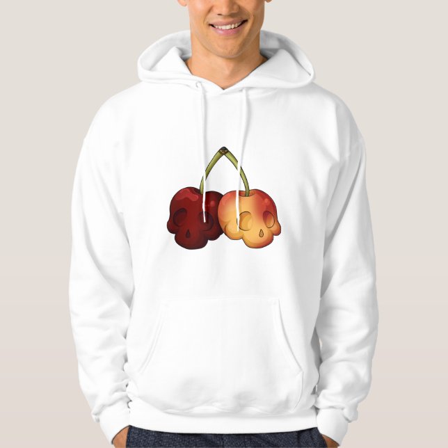 Deaths Sweet Cherry Skull Hoodie (Framsida)