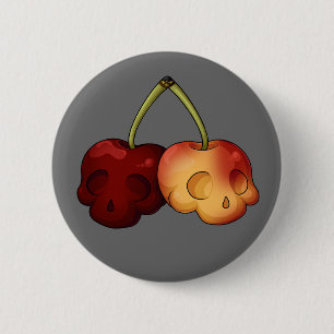 Deaths Sweet Cherry Skull Knapp