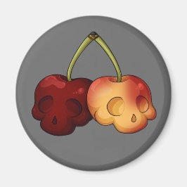 Deaths Sweet Cherry Skull Magnet