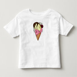 Deaths Sweet Strawberry n'Banana Skull Ice Cream T Shirt