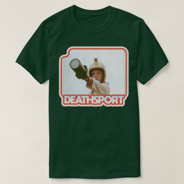 DEATHSPORT 70:s Cult Movie T Shirt (Design framsida)