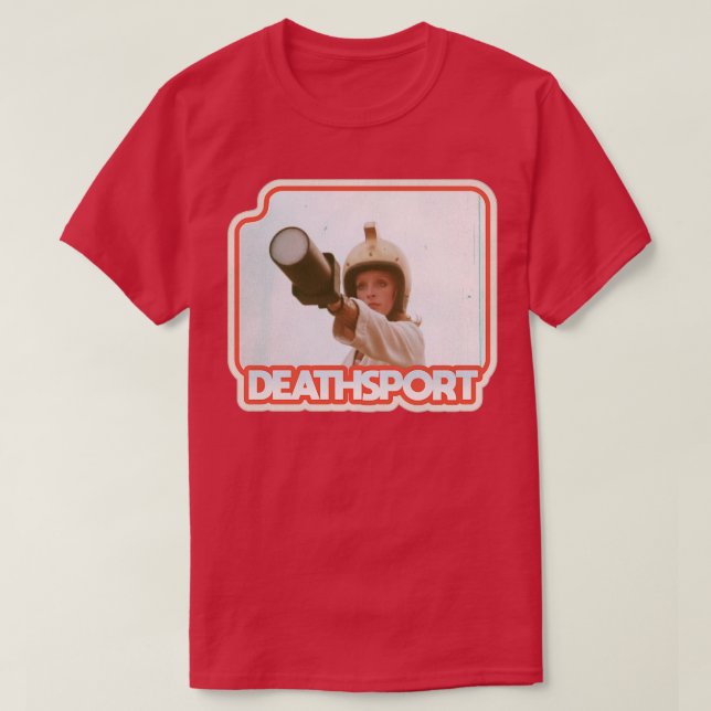 DEATHSPORT 70:s Cult Movie T Shirt (Design framsida)