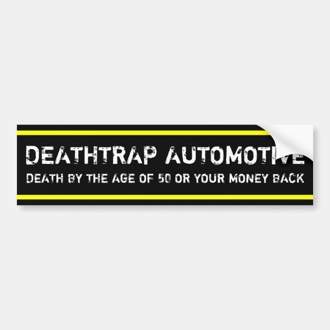 DEATHTRAP AUTOMOTIVE BILDEKAL (Framsidan)