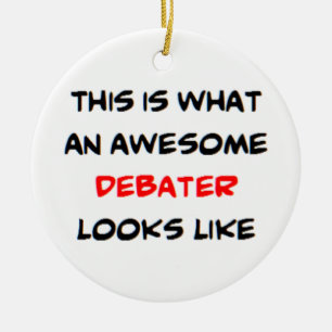 debater, fantastisk julgransprydnad keramik