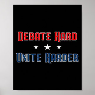 Debatt Hård Enhet Hårdare Patriotisk Enhet Politis Poster