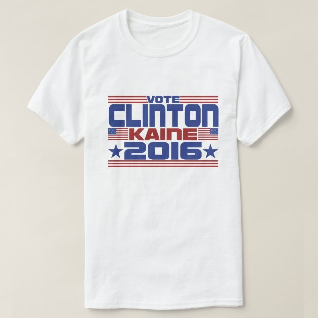 Debatt Hillary Clinton Tim Kaine 2016 Tröja (Design framsida)