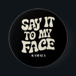 Debatt om Ansikte Kamala Harris 2024 Knapp<br><div class="desc">Debatt om Ansikte Kamala Harris 2024</div>