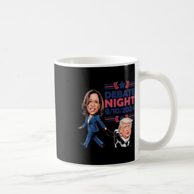 Debatt om hur du visar upp Hund-Walks Trump Kaffemugg (Höger)