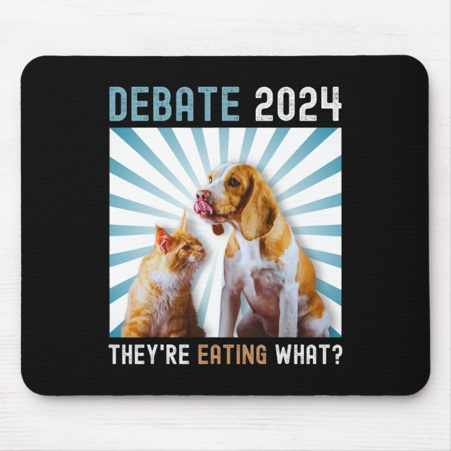 Debatt om valet 2024 Pets Hund Cat De äter nu Musmatta (Framsidan)