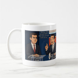 Debatt Pablo Jose & William Villafañe Kaffemugg