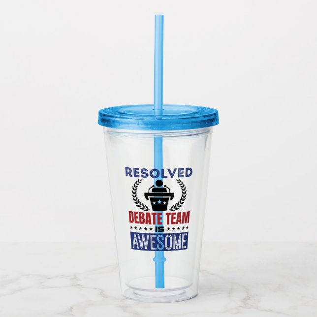 Debatten i Fantastisk är löst Take Away Mugg (Framsida)