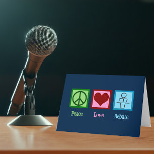 Debattgruppen Peace Kärlek Helgkort