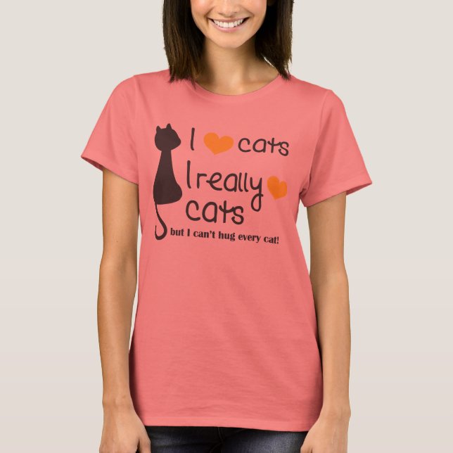 Debbie Cat Lovers T-Shirt (Framsida)