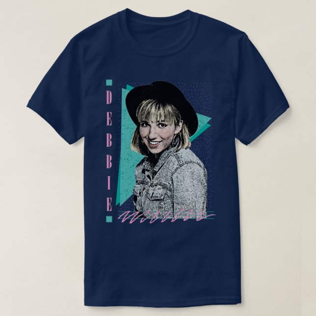 Debbie Gibson 80-talet - stilerad estetisk design  T Shirt (Design framsida)