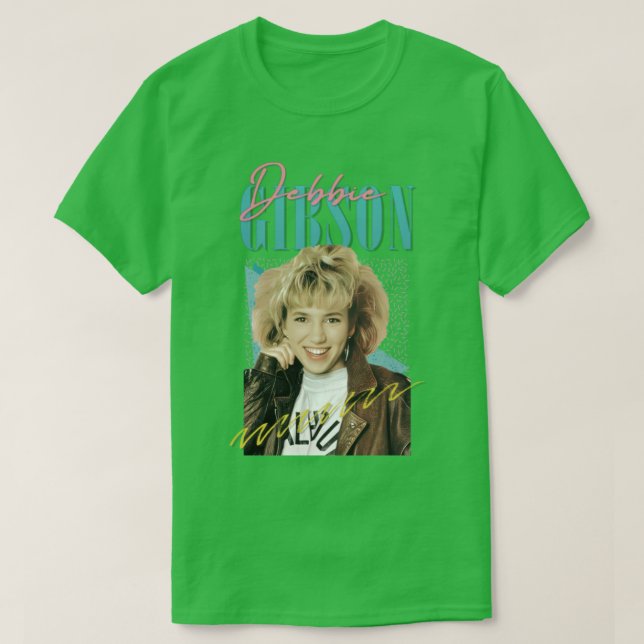 Debbie Gibson 80-talet - stilerad estetisk design T Shirt (Design framsida)