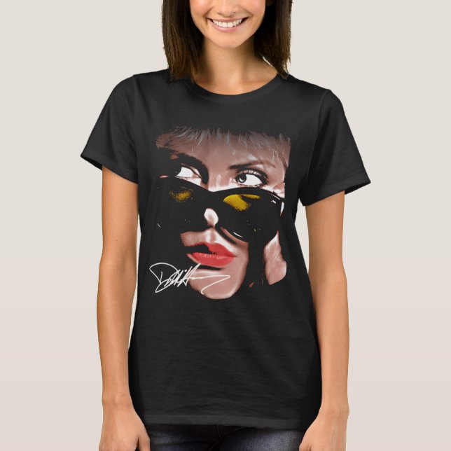 Debbie Harry Ansikte Blondie Band T Shirt (Framsida)