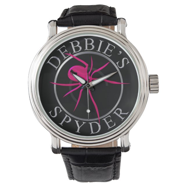 Debbie's Spyder Watch (Chrome Graphics) Armbandsur (Framsida)