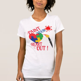 Debi, måla ditt hjärta t shirt