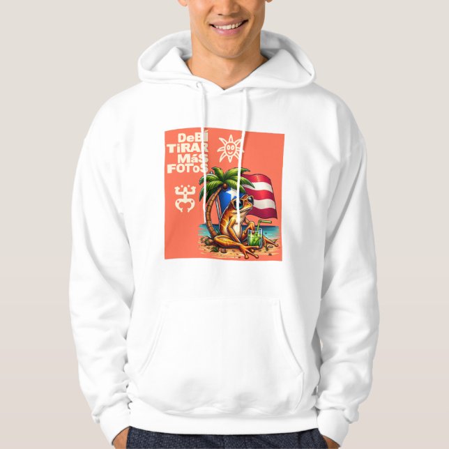 Debi tirar mas fotos PUERTO RICO Hoodie (Framsida)