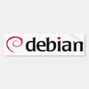 debian Linuxlogotyp Bildekal