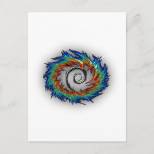 Debian swirl vykort