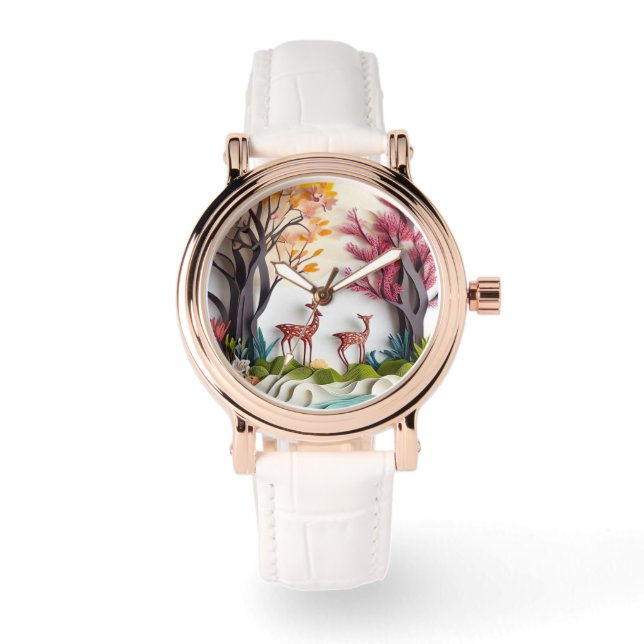 Debiteringar i skogarnas unika konst armbandsur (Framsida)