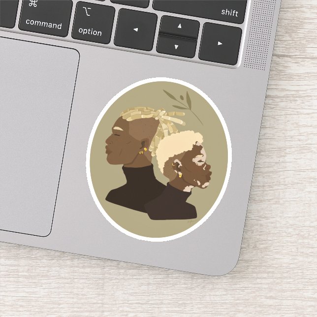 Debonair Duo Klistermärken (Detalj)