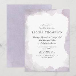 Debonair Lavender Inbjudningskort för möhippan