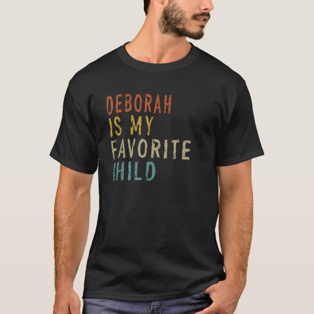 Deborah är min favoritbarnsändare från Tjocken Dot T Shirt (Framsida)