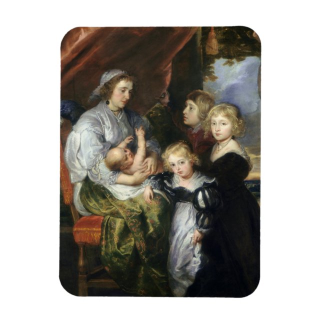 Deborah Kip och hennes barn Magnet (Vertikal)