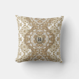 Deborah Monogram Victorian Dekorativ kudde
