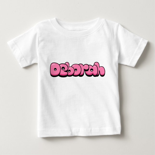 Deborah Rosa Baby T-Shirt (Framsida)