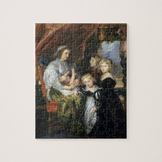 Deborah slaf och henne barn pussel (Vertikal)