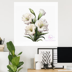 DEBORAH STEWART MISSIONS-WHITLY LILY POSTER