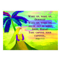 Deborah under Handflatan Träd