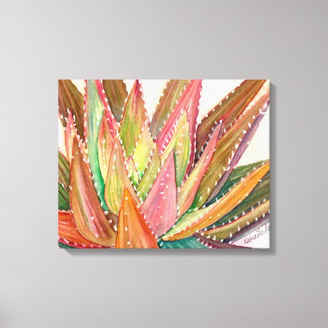 Debra Lee Baldwin färgar sig färdigt med vatten Canvastryck (Framsida)