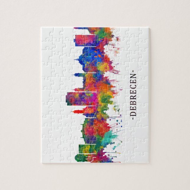 Debrecen Hungary Skyline Pussel (Vertikal)