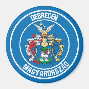 Debrecen Round Emblem Magnet