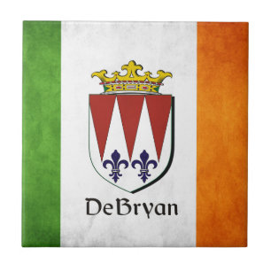 DeBryan Irish Flagga Kakelplatta
