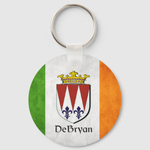 DeBryan Irish Flagga Nyckelring